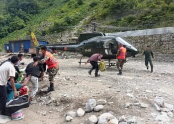 अप्पर त्रिशूली हाइड्रोपावरको सुरुङमा फसेका ३५० सहित ८८३ जनाको सेनाद्वारा उद्धार