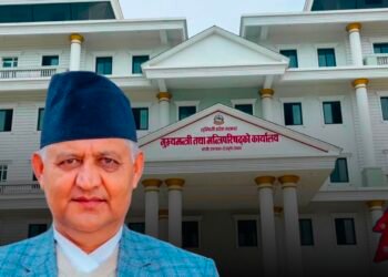 लुम्बिनीका मुख्यमन्त्री आचार्यले आज विश्वासको मत लिँदै