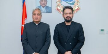 प्रधानमन्त्री शाहसँग भारतीय राजदूतको शिष्टाचार भेट