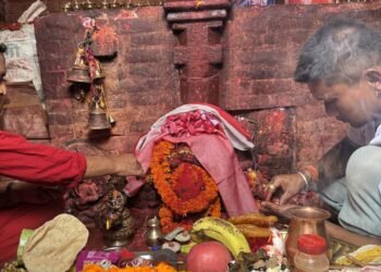पलाञ्चोक भगवतीमा क्षमा पूजा