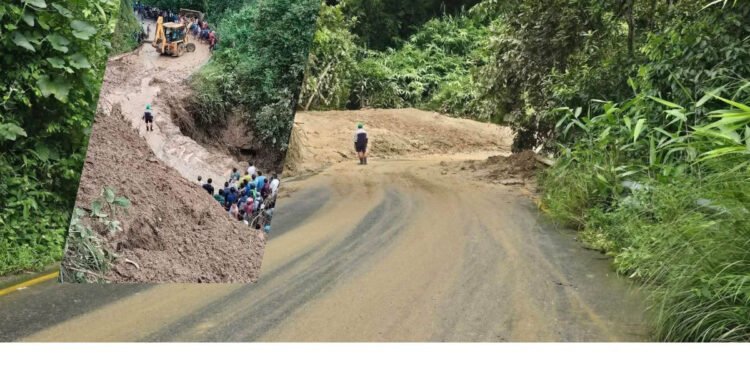 पहिरो खस्ने क्रम बढेपछि टोखा–छहरे सडक रातिको समयमा बन्द