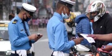 २४ घण्टामा ट्राफिक प्रहरीले गर्‍यो ५८५ जनालाई कारबाही