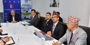 परराष्ट्रमन्त्री खनालद्वारा न्युयोर्कस्थित नेपाली महावाणिज्य दूतावासको अवलोकन