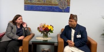 परराष्ट्रमन्त्री खनाल र बेलायतका राज्यमन्त्री म्याकनिलबीच भेटवार्ता