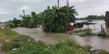 झापामा ‘ड्रोन’बाट बाढीको जोखिम निगरानी