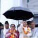 राष्ट्रपति पौडेलद्वारा वसन्तपुरमा इन्द्रजात्रा अवलोकन