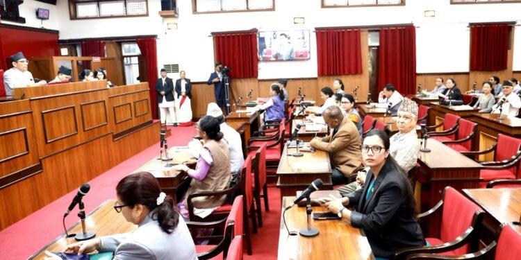 राष्ट्रियसभामा भोटेकोशी बाढीबारे आवाज : जलवायु न्यायका लागि तथ्यसहित अन्तर्राष्ट्रिय पहल गर्न माग