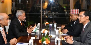 परराष्ट्रमन्त्री खनाल र भारतीय विदेशमन्त्री जयशङ्करबीच भेटवार्ता