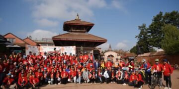 पोलियो अन्त्यको सन्देश बोकेर उपत्यकाका सात सम्पदा स्थलमा ५०० बढी साइकल यात्री
