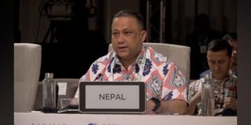 नेपाल र प्रशान्त क्षेत्रका टापु राष्ट्रहरू जलवायु सङ्कटको अग्रपंक्तिमा छन् : परराष्ट्रमन्त्री खनाल