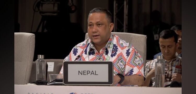 नेपाल र प्रशान्त क्षेत्रका टापु राष्ट्रहरू जलवायु सङ्कटको अग्रपंक्तिमा छन् : परराष्ट्रमन्त्री खनाल