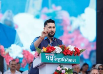 लोकतान्त्रिक मूल्य र मान्यताबाट डगमगाउनेवाला छैनौँः सभापति लामिछाने