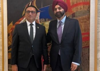अर्थमन्त्री डा वाग्ले र विश्व बैंक समूहका अध्यक्ष बाङ्गाबीच अमेरिकामा द्विपक्षीय भेटवार्ता
