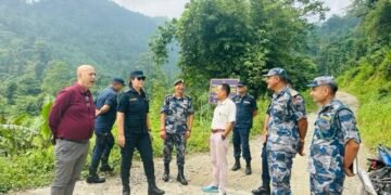 सीमा क्षेत्रमा सुरक्षा निगरानी बढाउँदै झापा प्रशासन