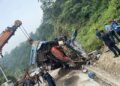 दाउन्नेमा बस दुर्घटना हुँदा छ जनाको मृत्यु, १० जना घाइते