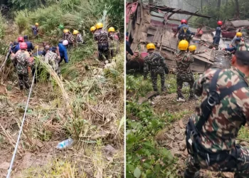 विद्यालय बस दुर्घटनाः पुरानो बस नचलाउन भनेका थियौँ : स्थानीयवासी