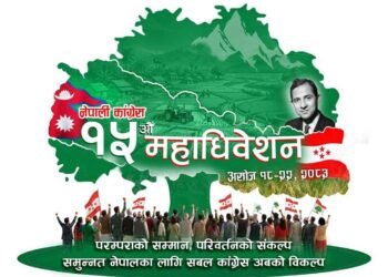 कांग्रेस उपसभापतिमा भण्डारी, आचार्य र चौधरी निर्वाचित, महामन्त्रीमा पौडेल र राणा विजयी