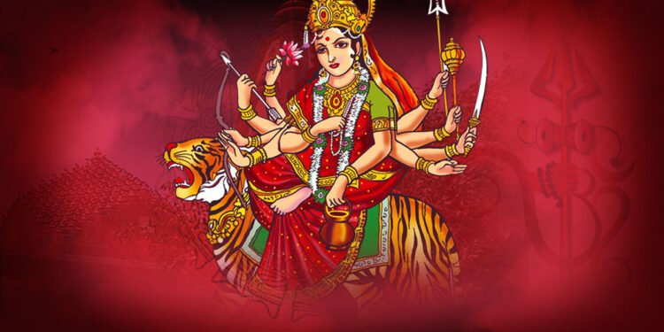 नवरात्रको तेस्रो दिनः चन्द्रघण्टा देवीको विशेष पूजा आराधना गरिँदै